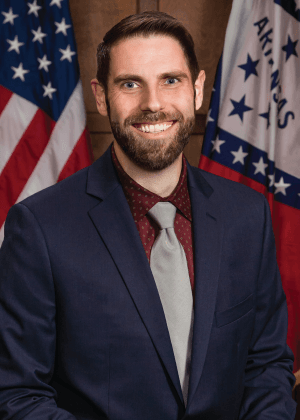 Kyle Smith during his time on the Fayetteville City Council