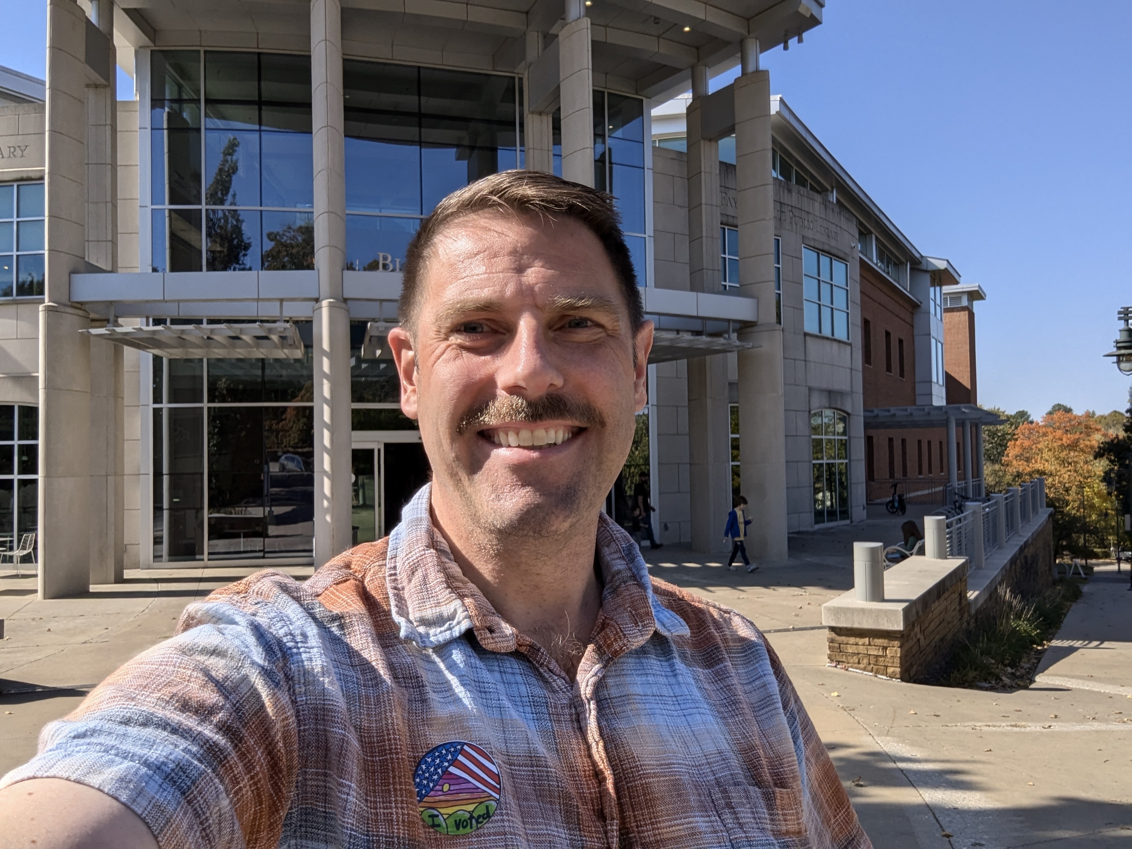 Kyle early voting at the Fayetteville Public Library